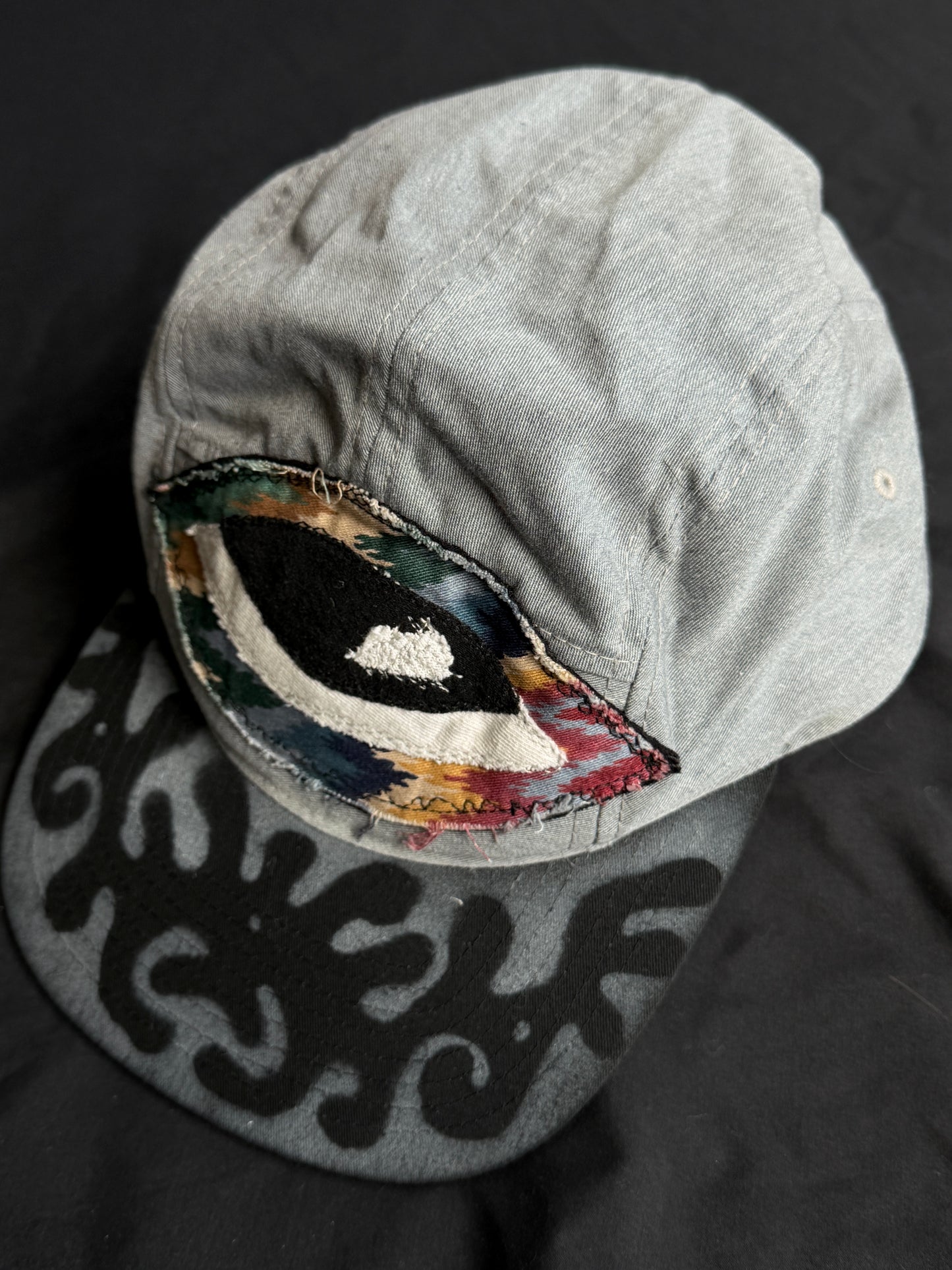 Upcycled Eyeball Shape Hat