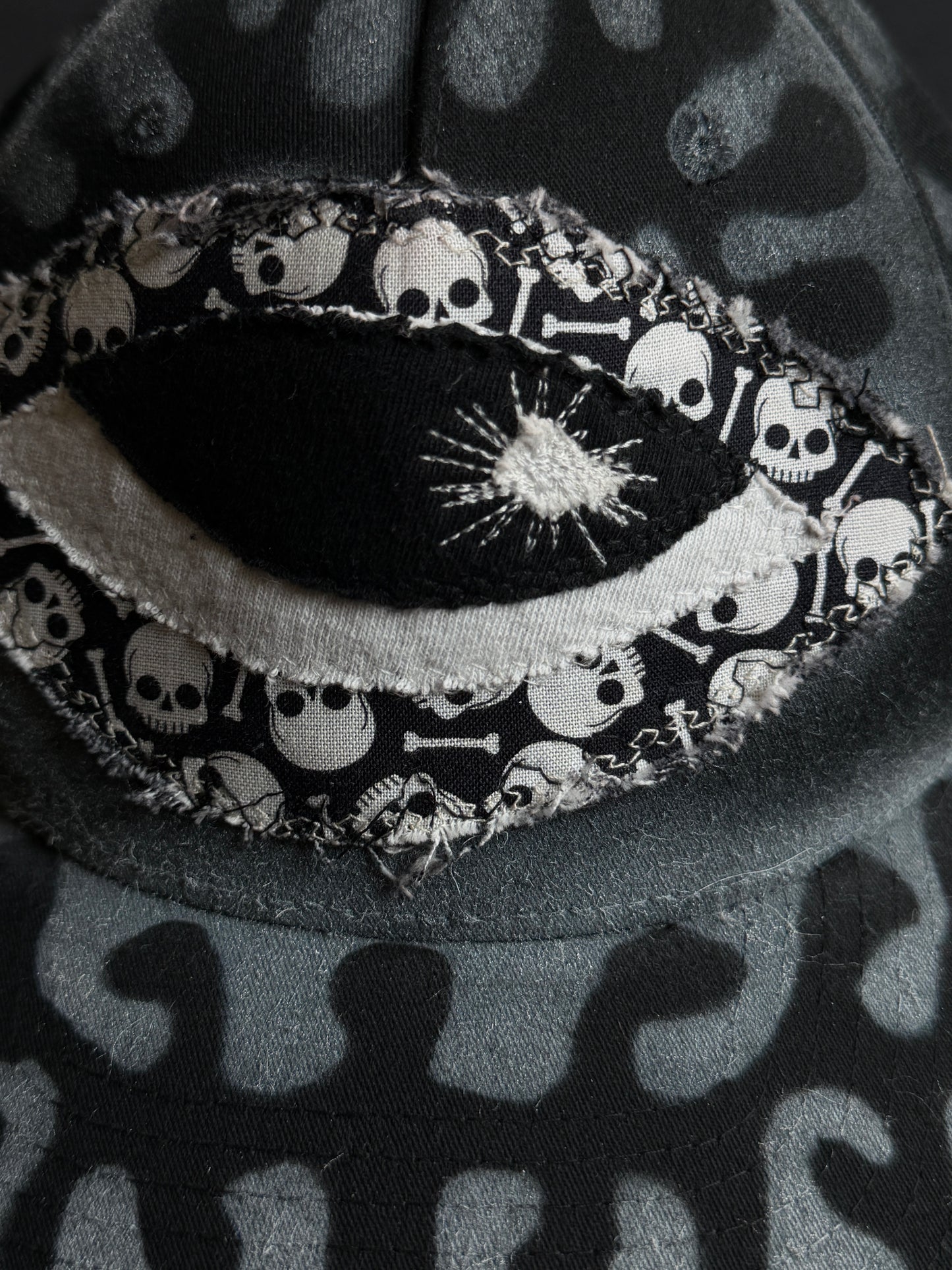 Upcycled Eyeball Shape Hat