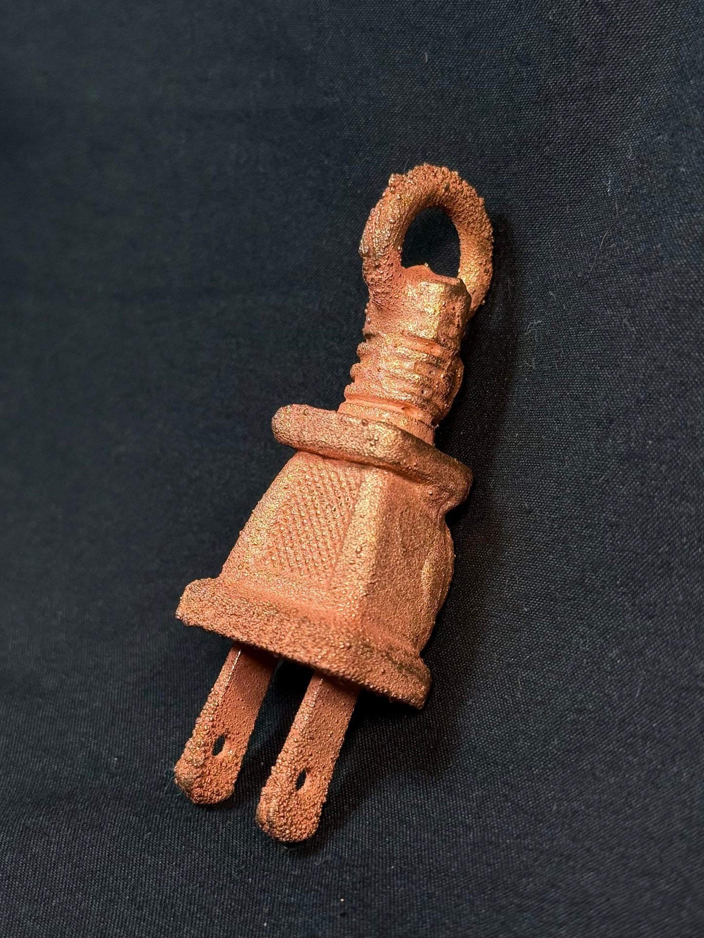 Labradorite plug amulet