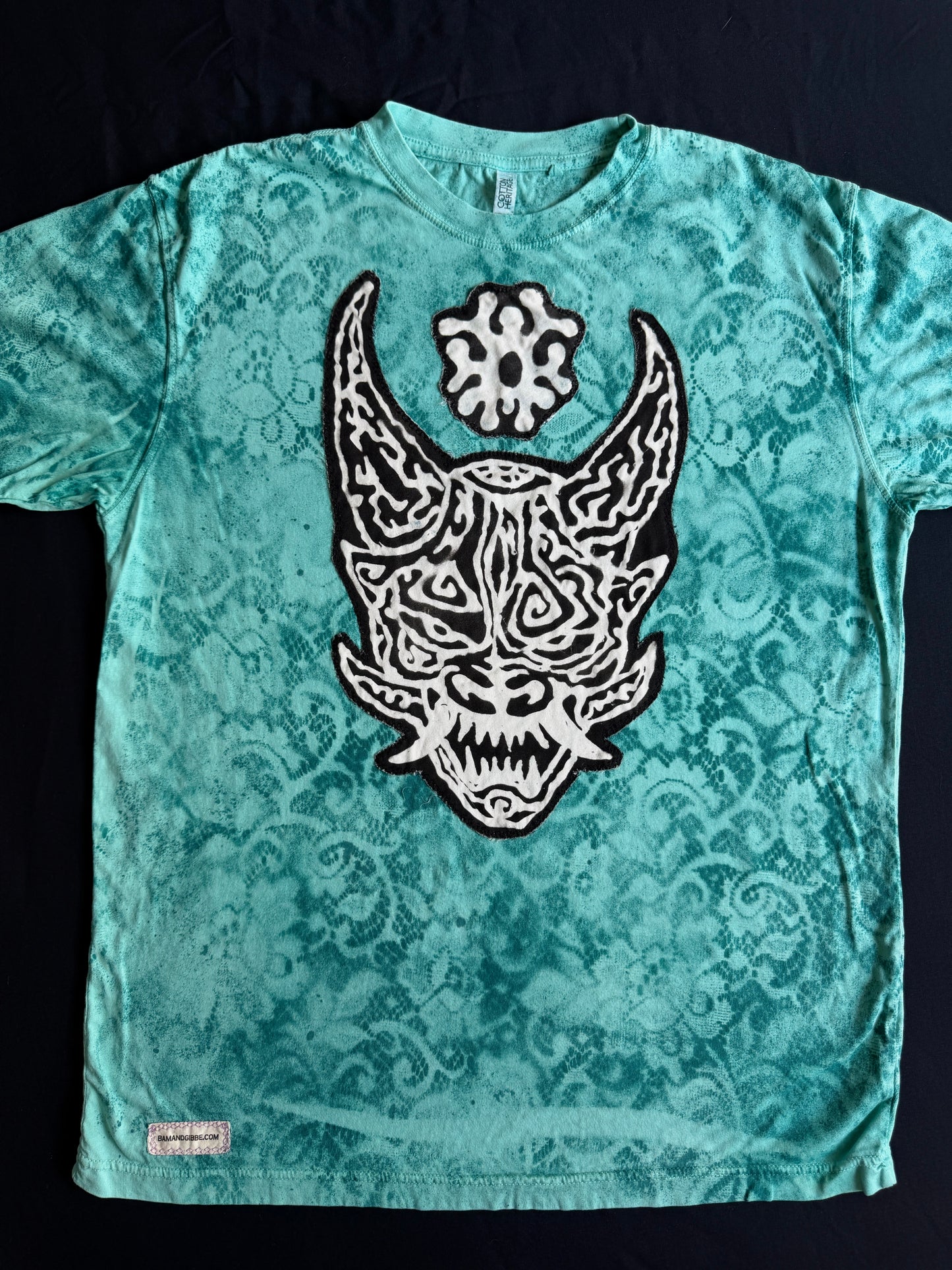 ONI swirl lace t-shirt