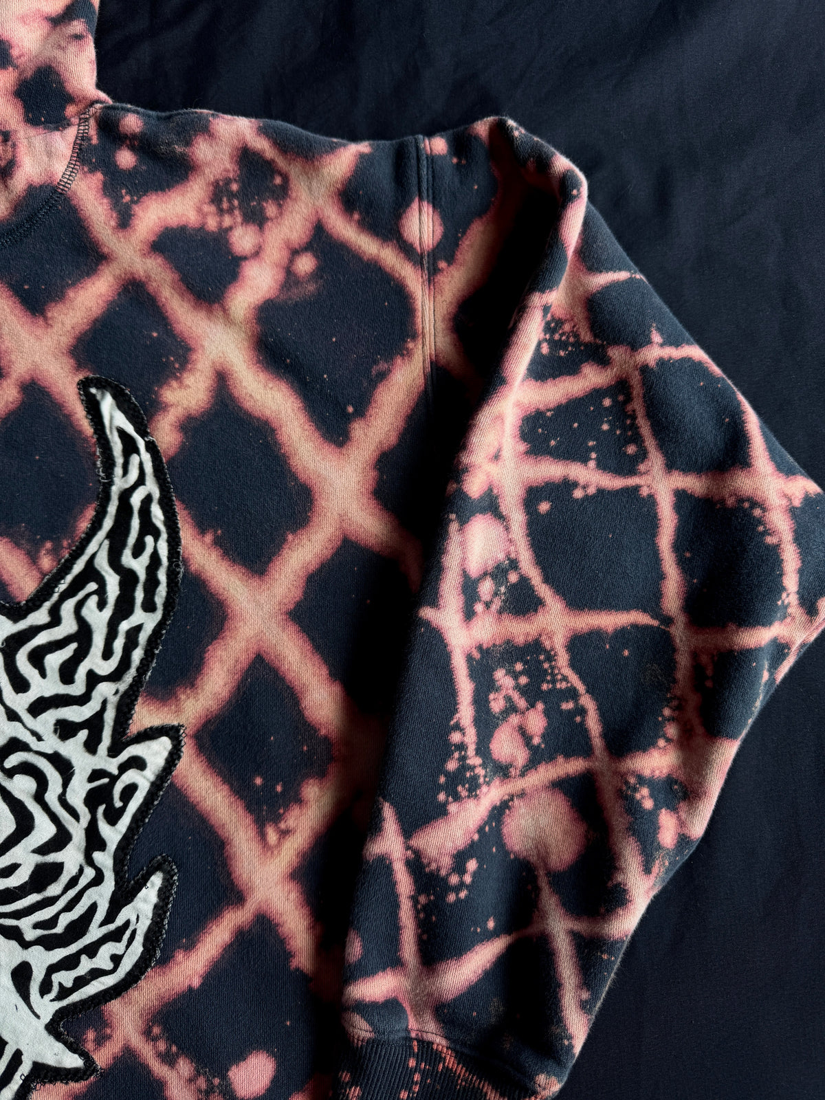 ONI bleach dyed hoodie
