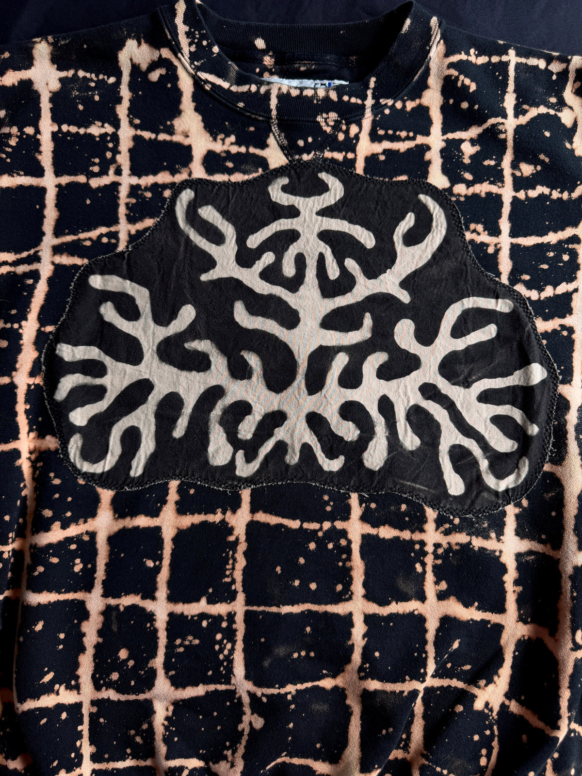 ONI bleach dyed hoodie