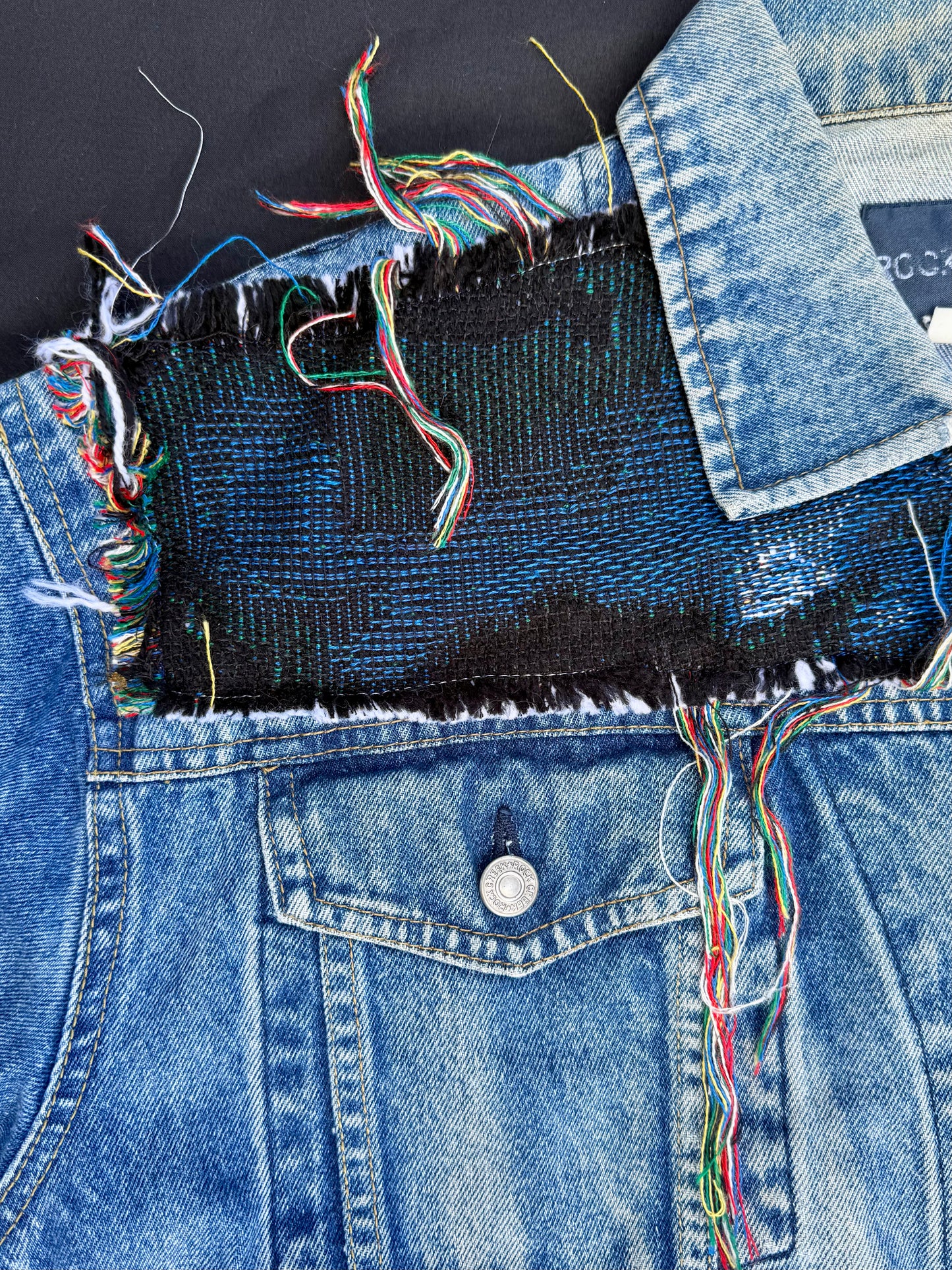 Transformers and sigils patch jacket