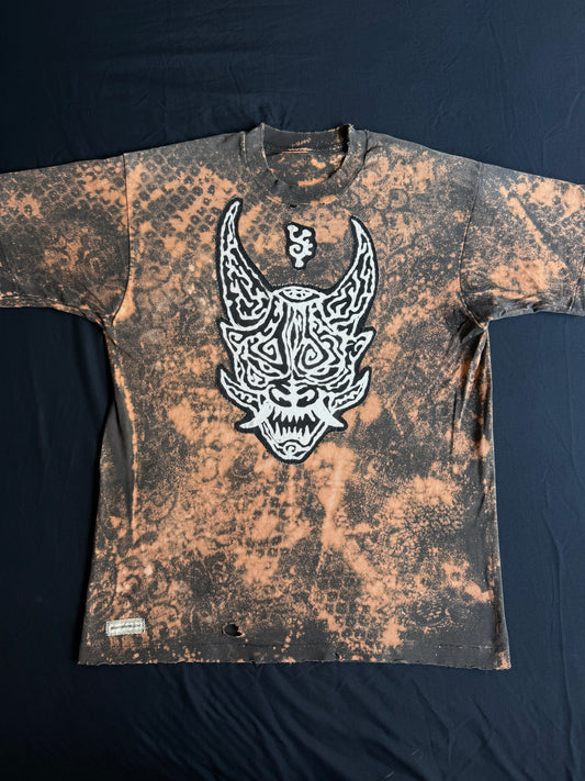 ONI bleach dyed t-shirt