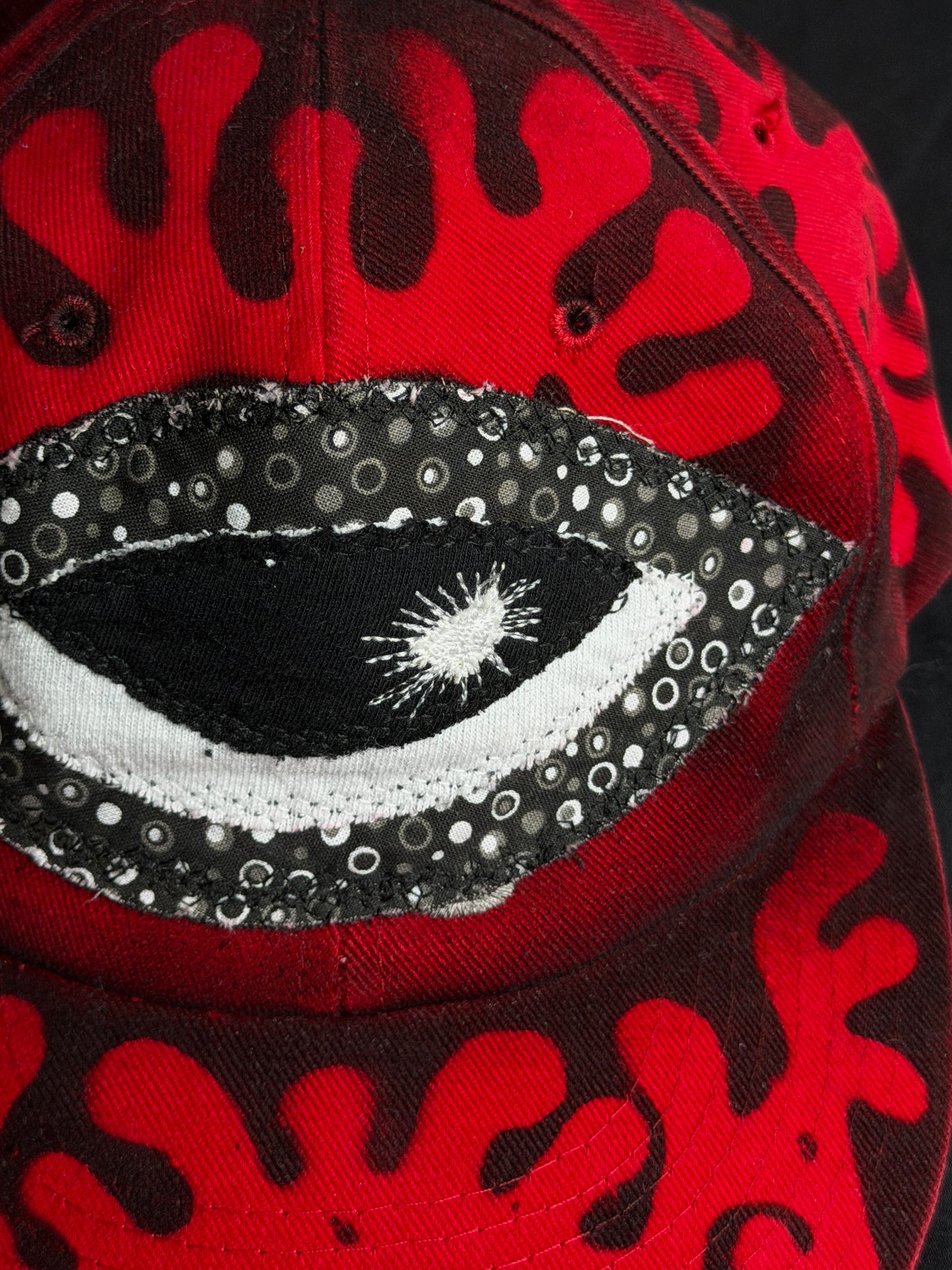 Upcycled Eyeball Shape Hat