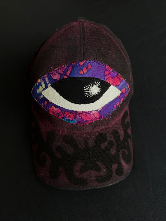 Upcycled Eyeball Shape Hat