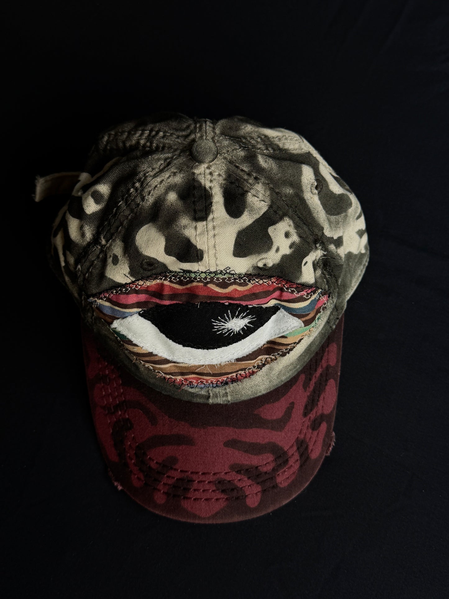 Upcycled Eyeball Shape Hat