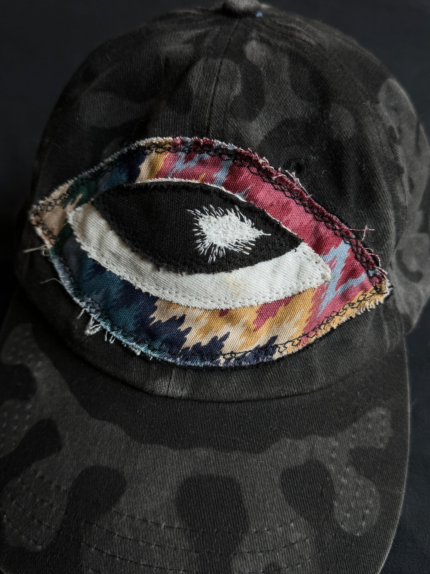 Upcycled Eyeball Shape Hat