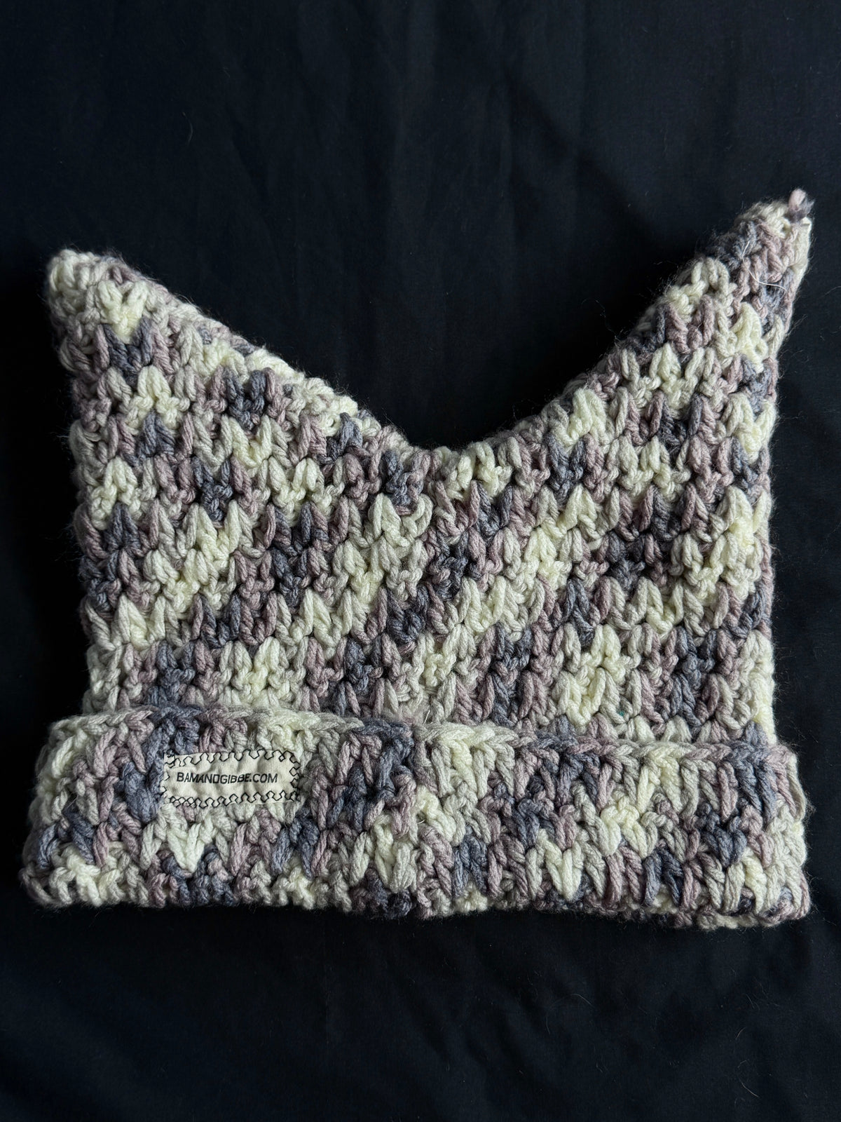 Crochet eyeball hat