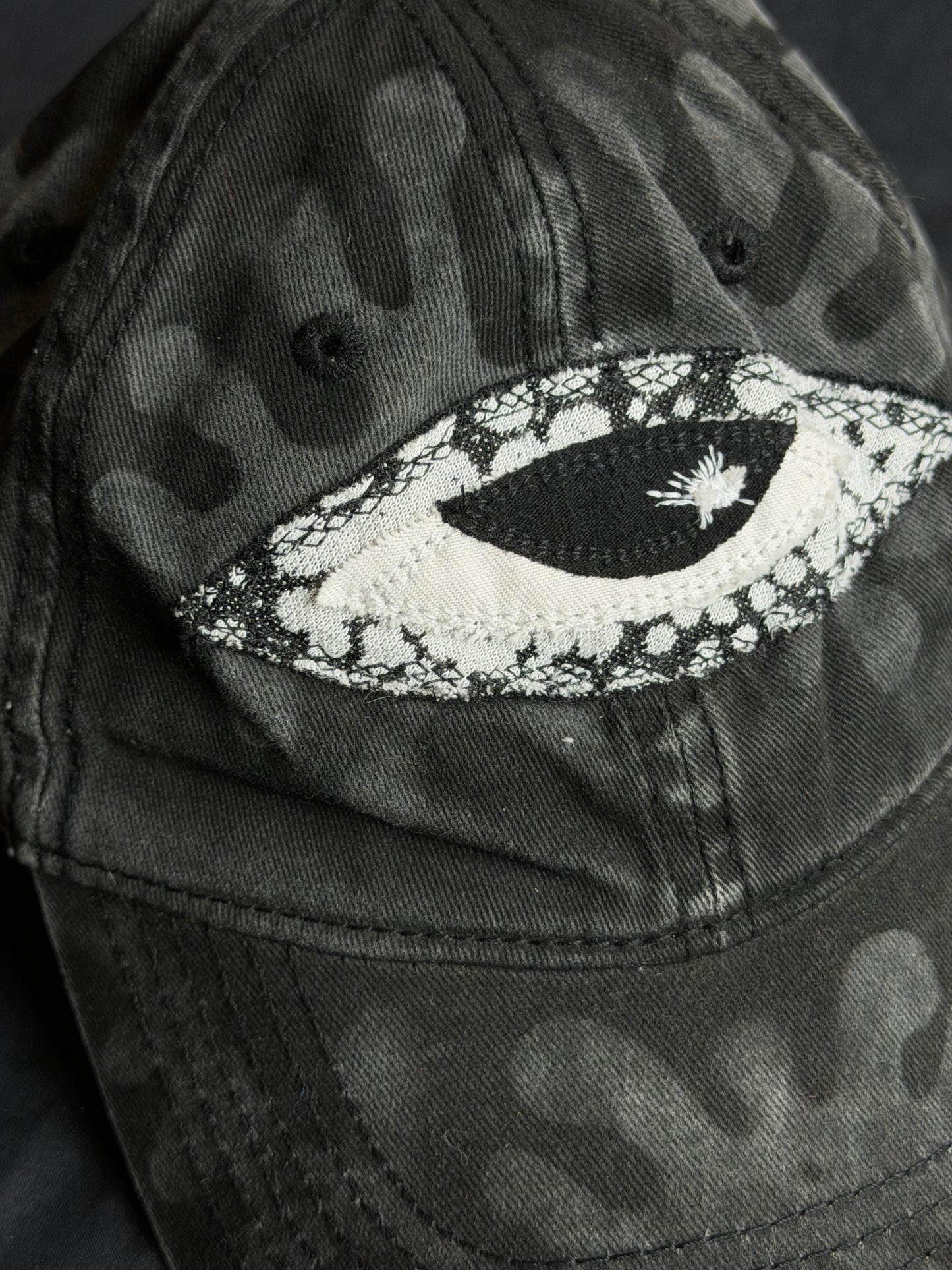 Upcycled Eyeball Shape Hat