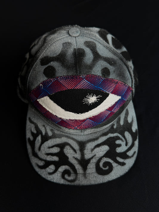 Upcycled Eyeball Shape Hat