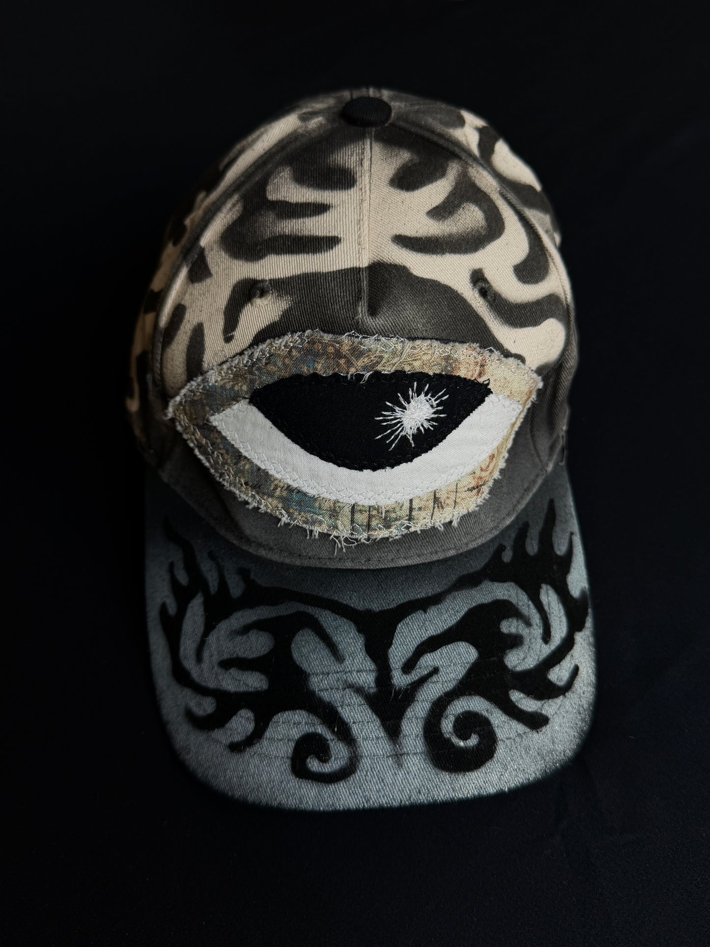 Upcycled Eyeball Shape Hat