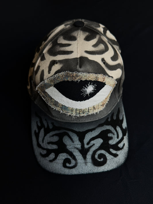Upcycled Eyeball Shape Hat