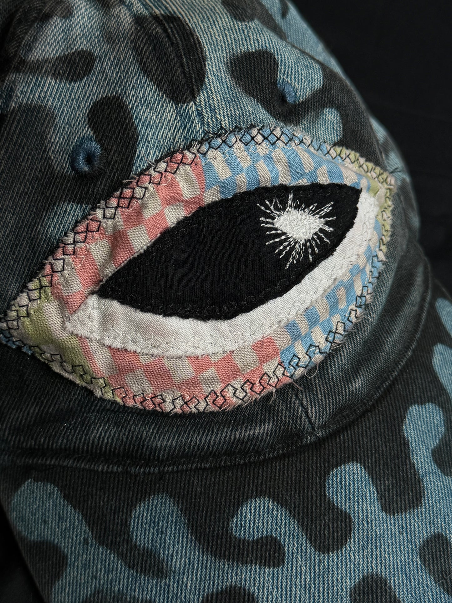 Upcycled Eyeball Shape Hat