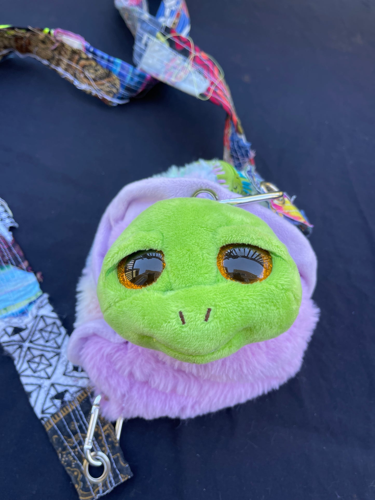 Snail + turtle hybrid side bag