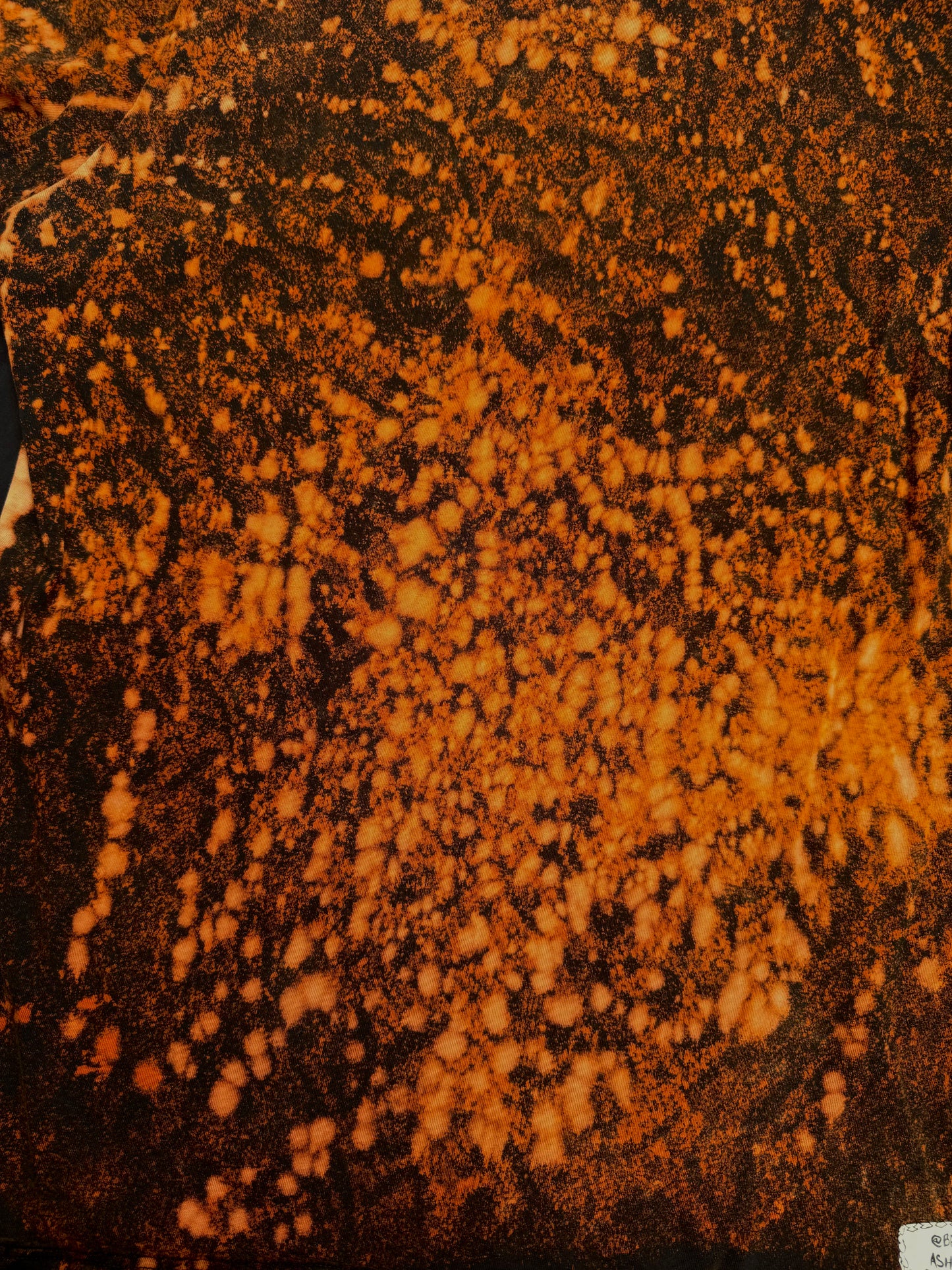 All seeing billy skull bleach dyed t shirt