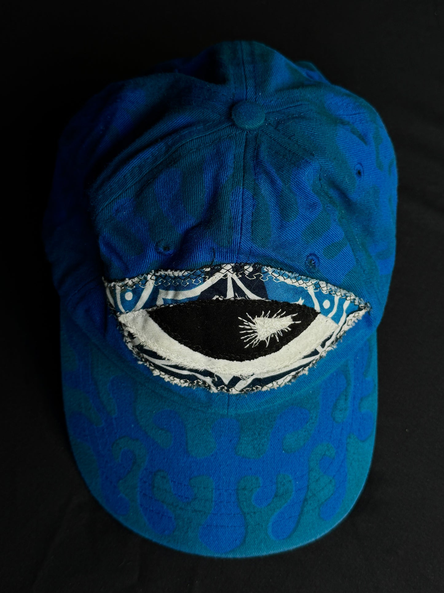 Upcycled Eyeball Shape Hat