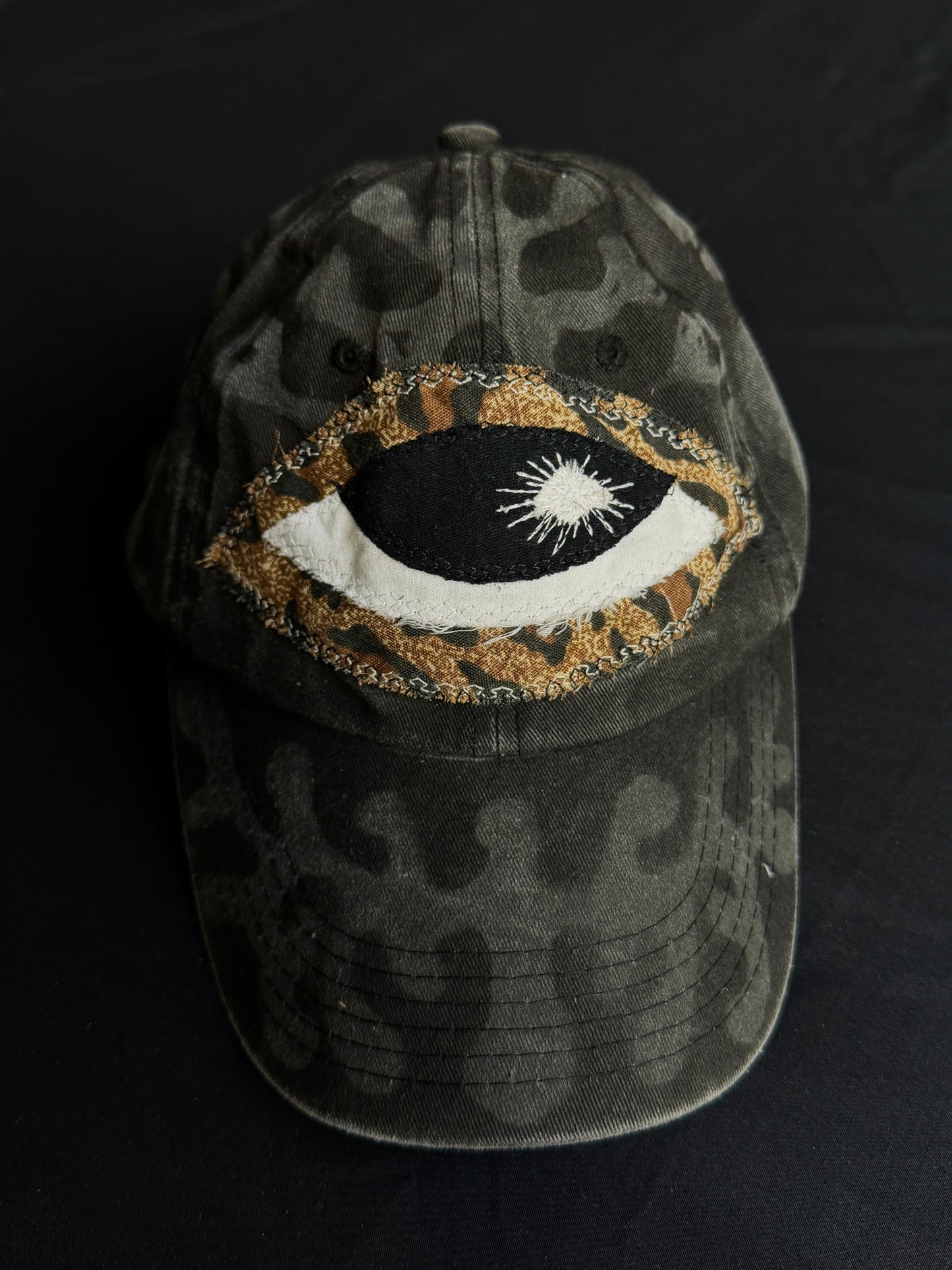 Upcycled Eyeball Shape Hat