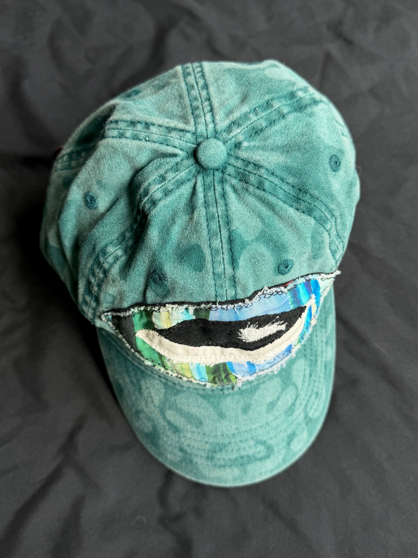 Upcycled Eyeball Shape Hat