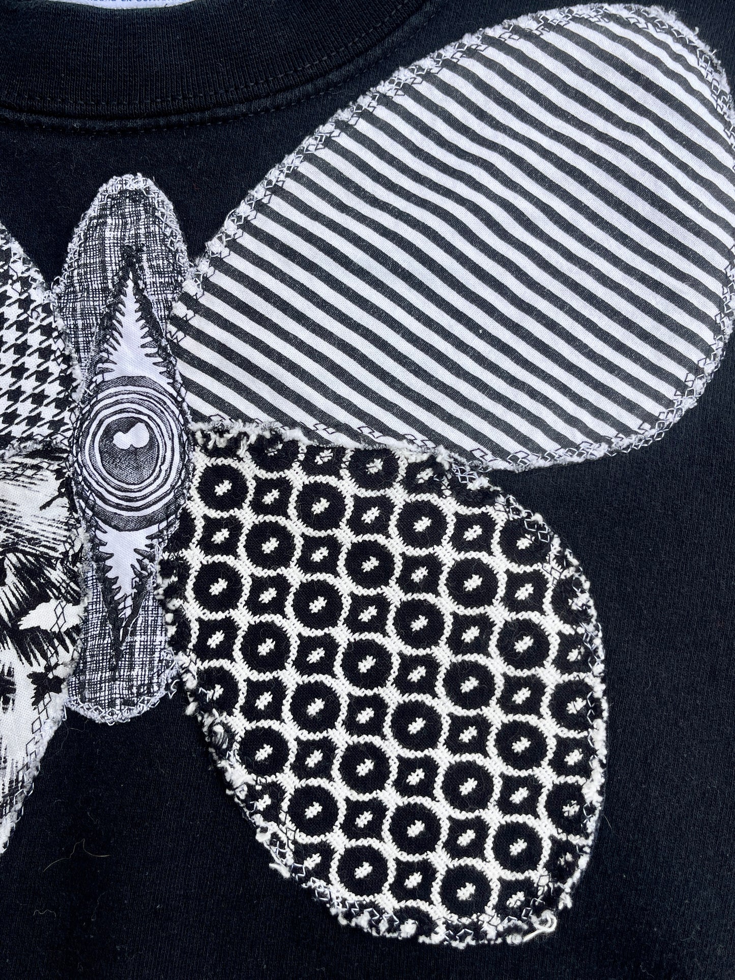 B&W butterfly + spine sweatshirt