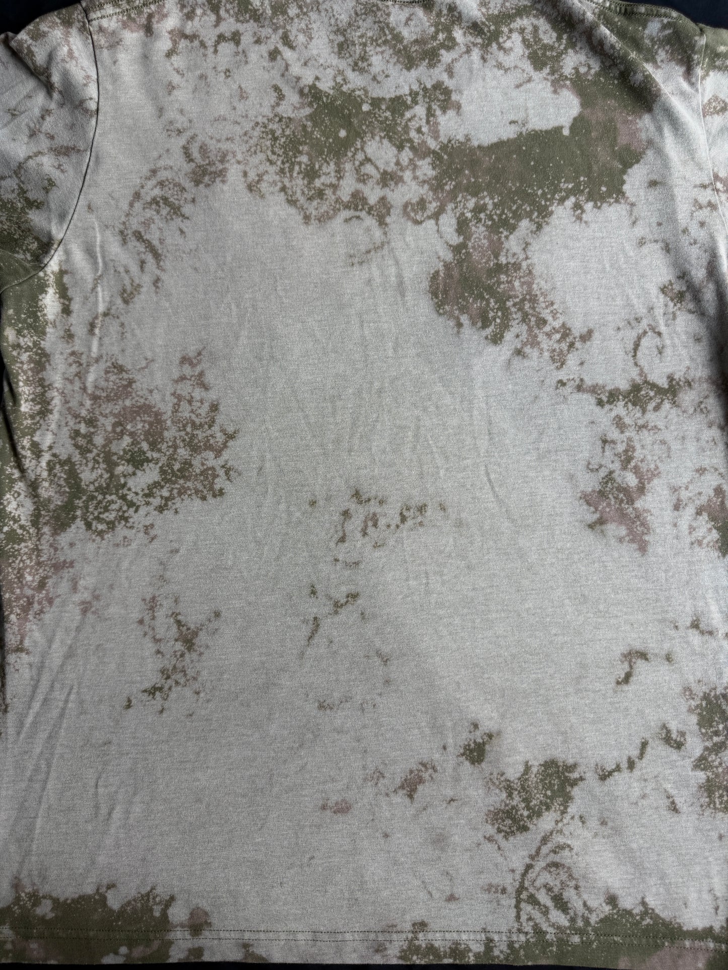 Butterfly bleach dyed shirt