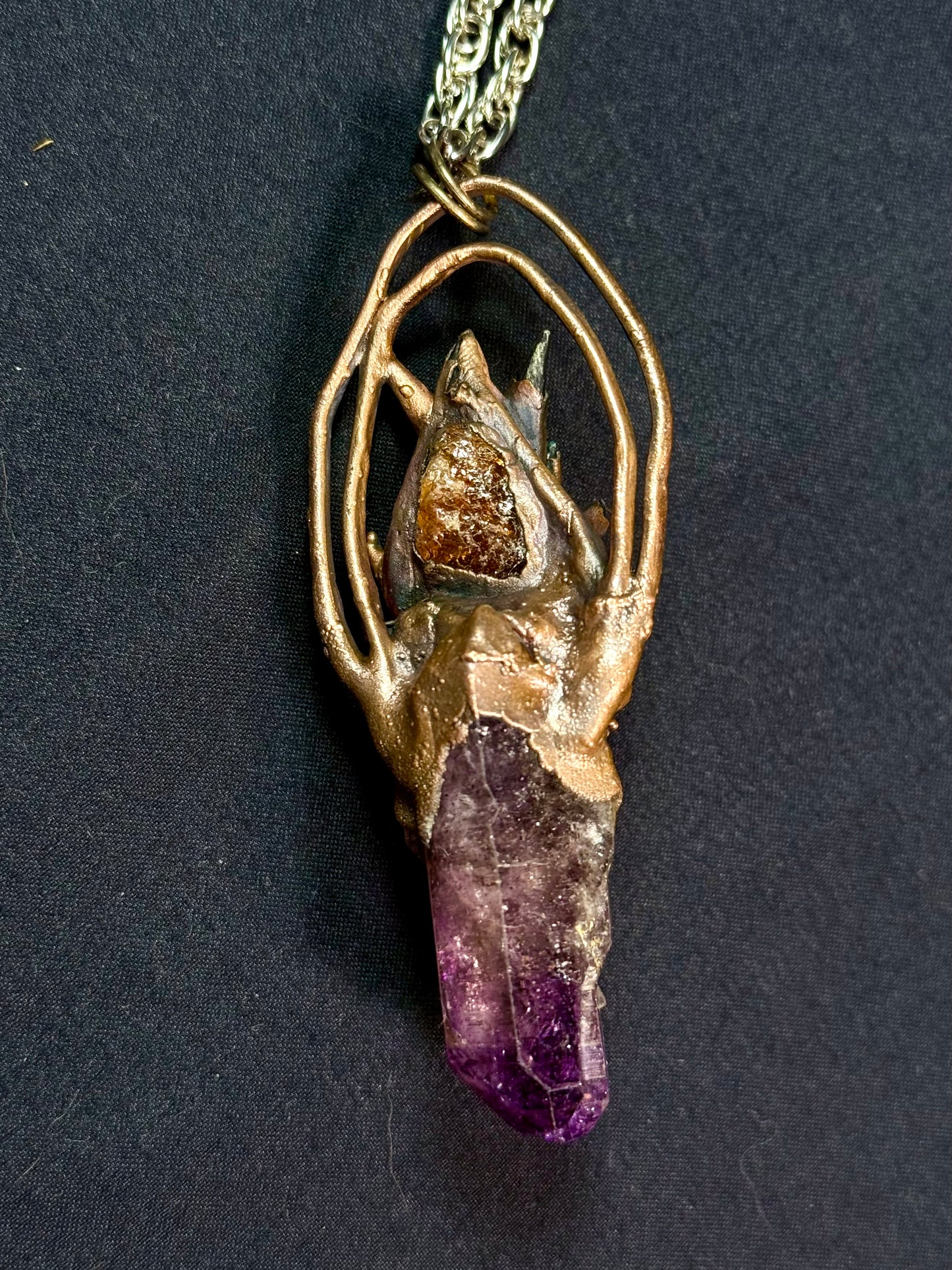 Amethyst warrior amulet