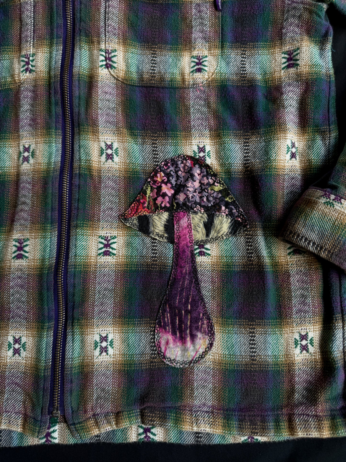 Clown and mushroom Supreme zip up