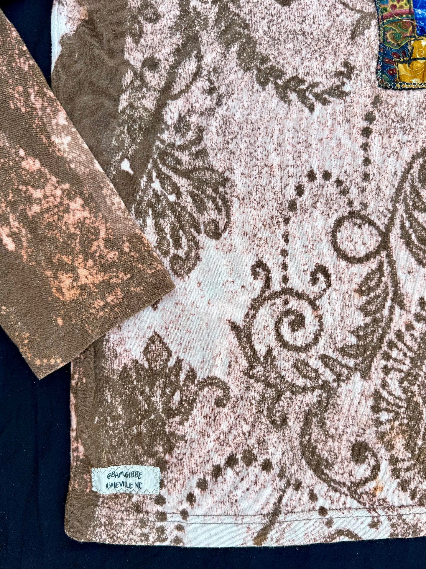 Portal bleach dyed shirt