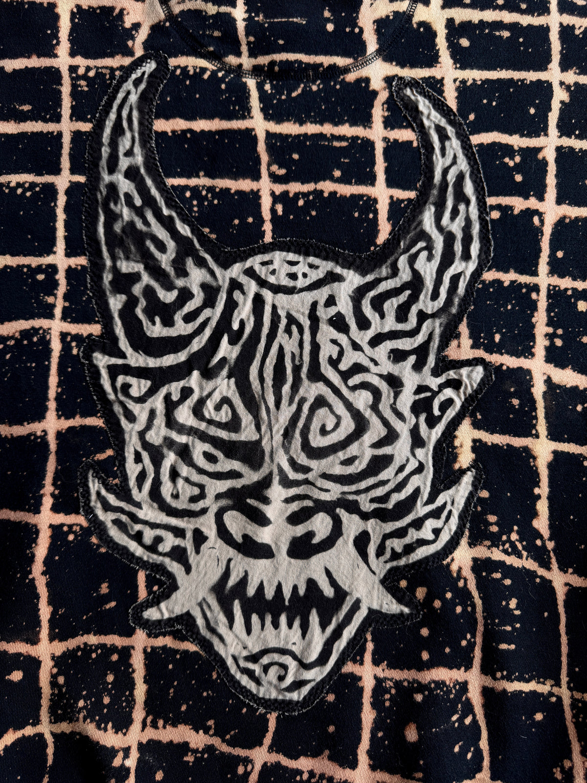 ONI bleach dyed hoodie