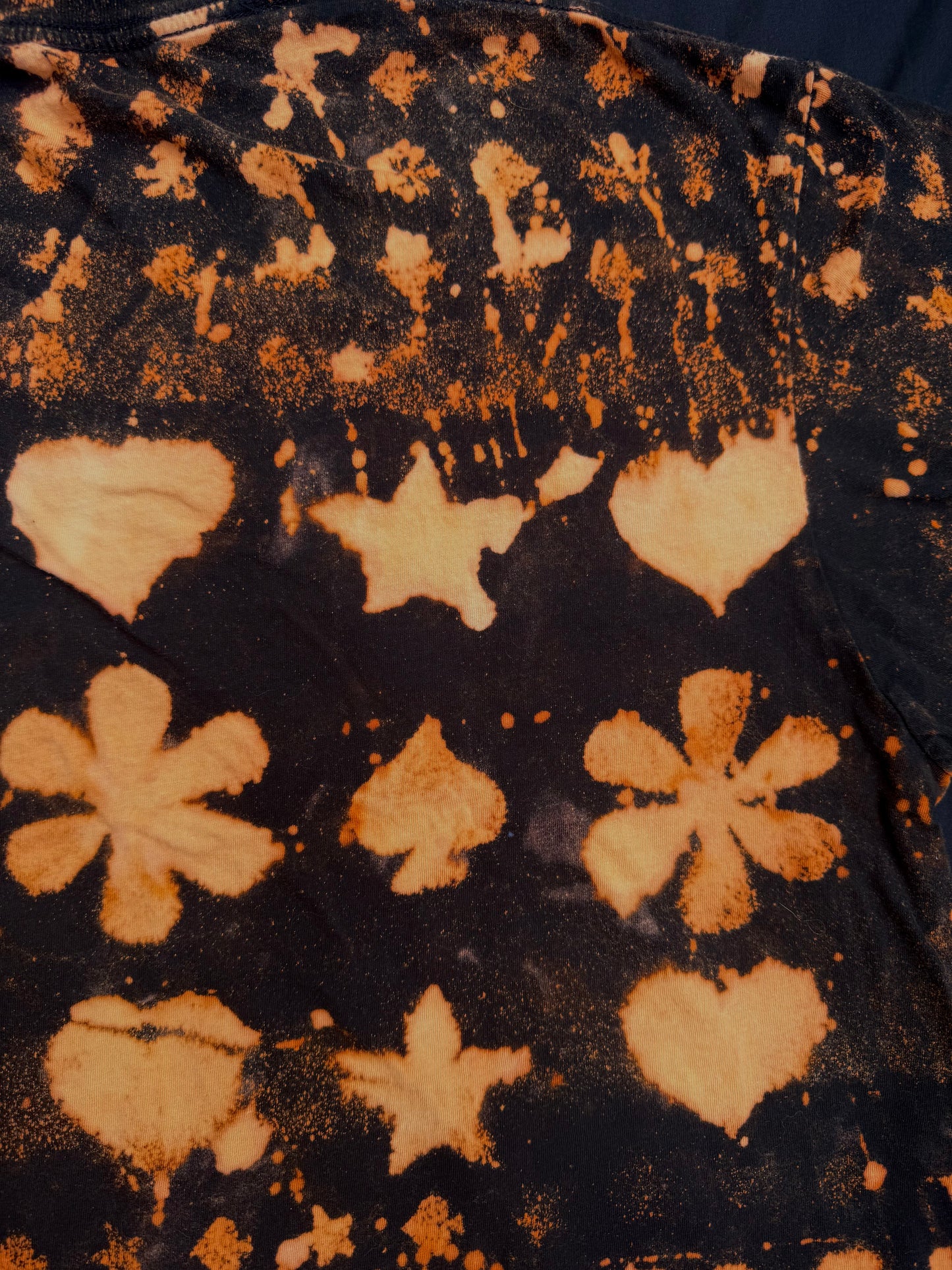 All seeing billy skull bleach dyed t shirt