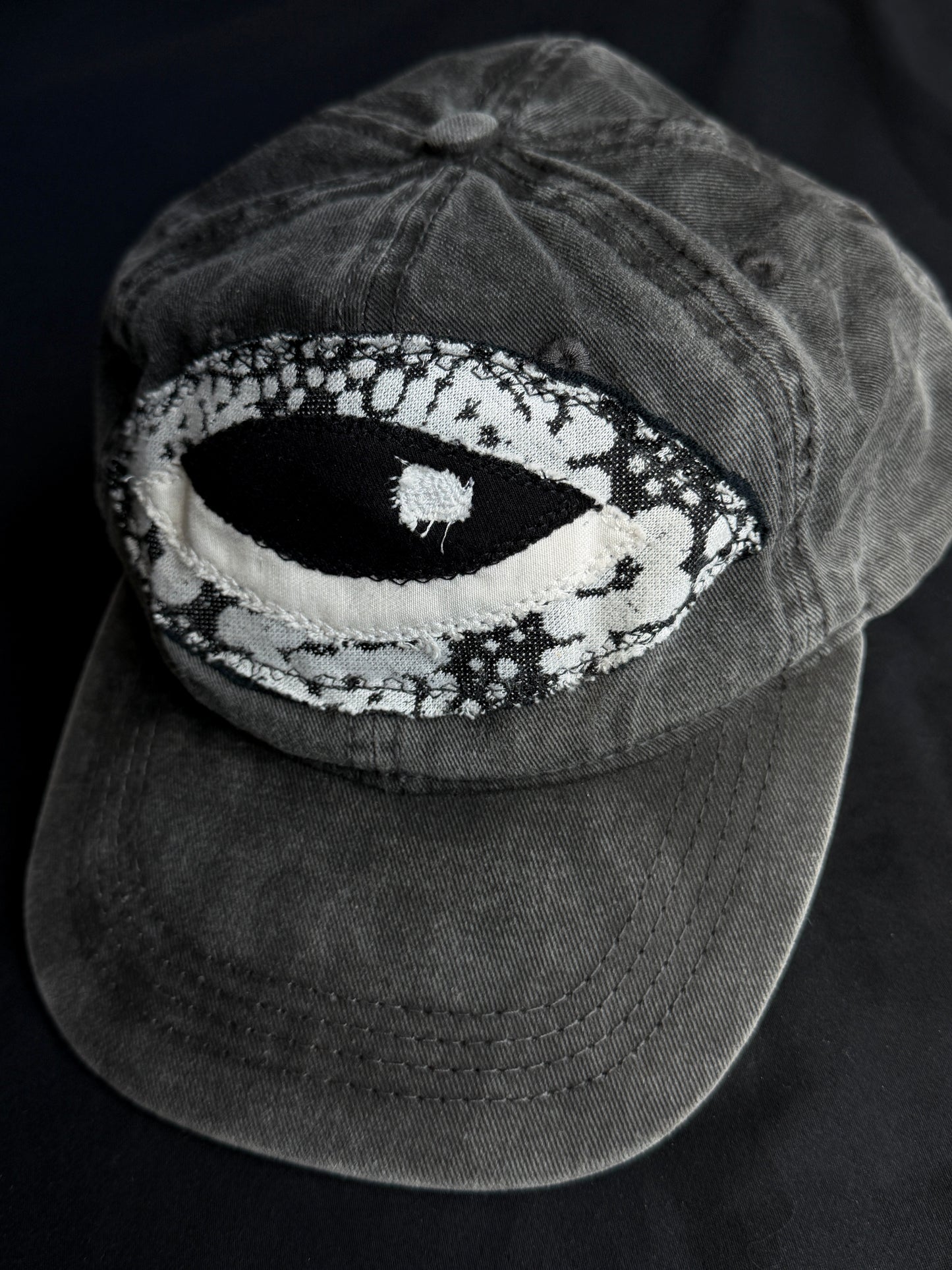 Upcycled Eyeball Shape Hat