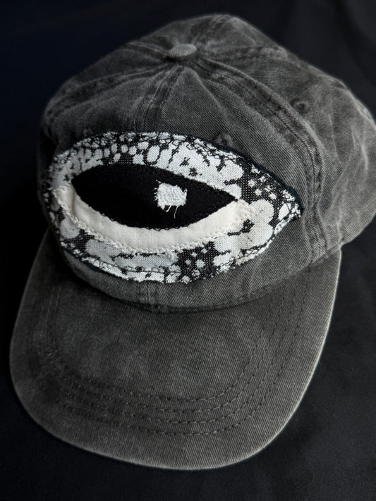Upcycled Eyeball Shape Hat