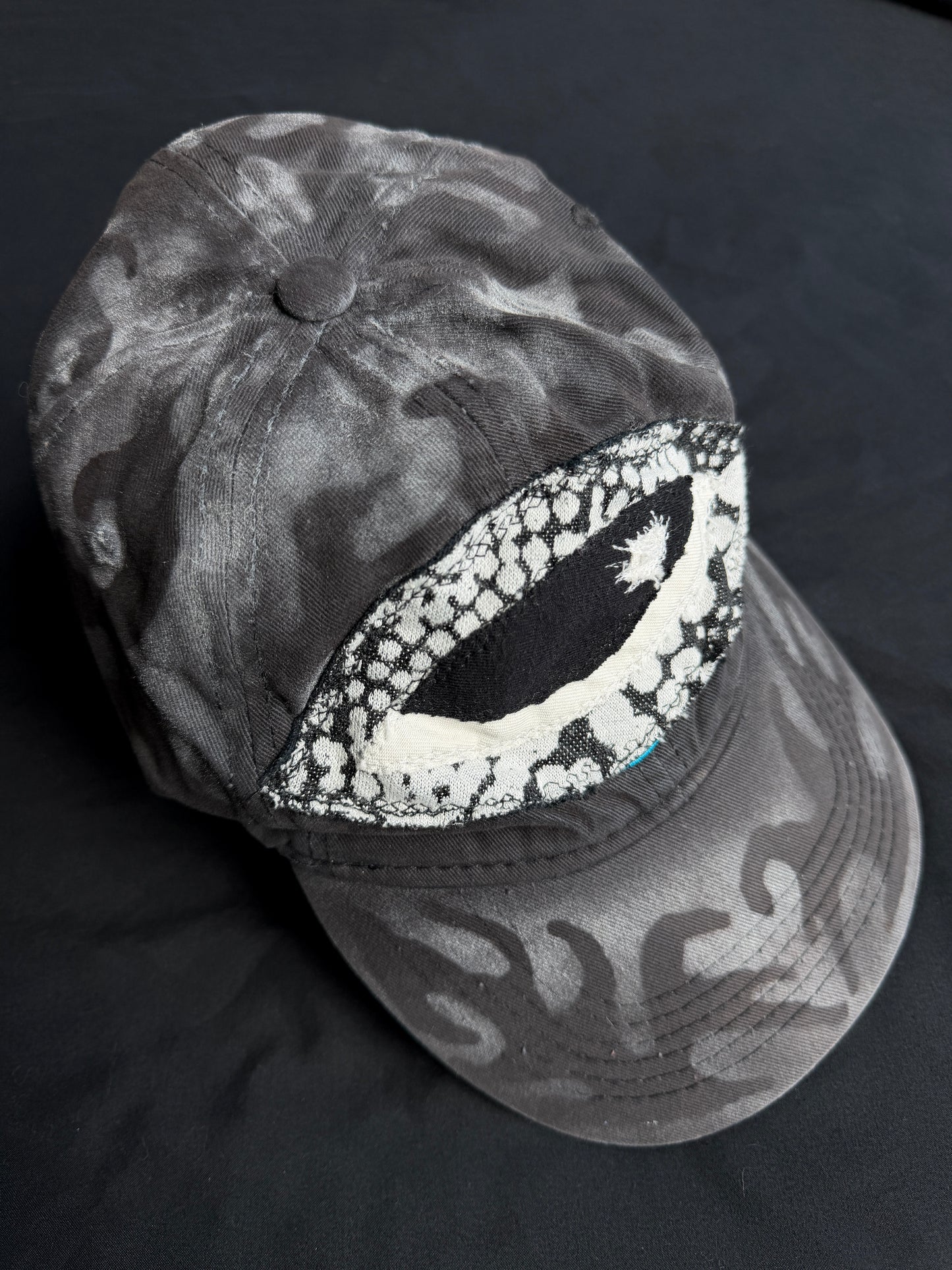 Upcycled Eyeball Shape Hat