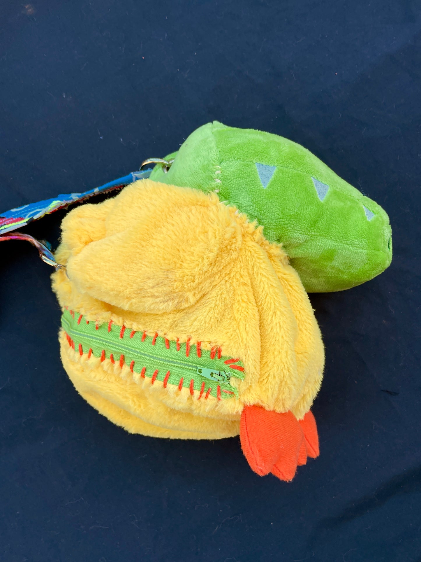 Dragon + duck hybrid side bag