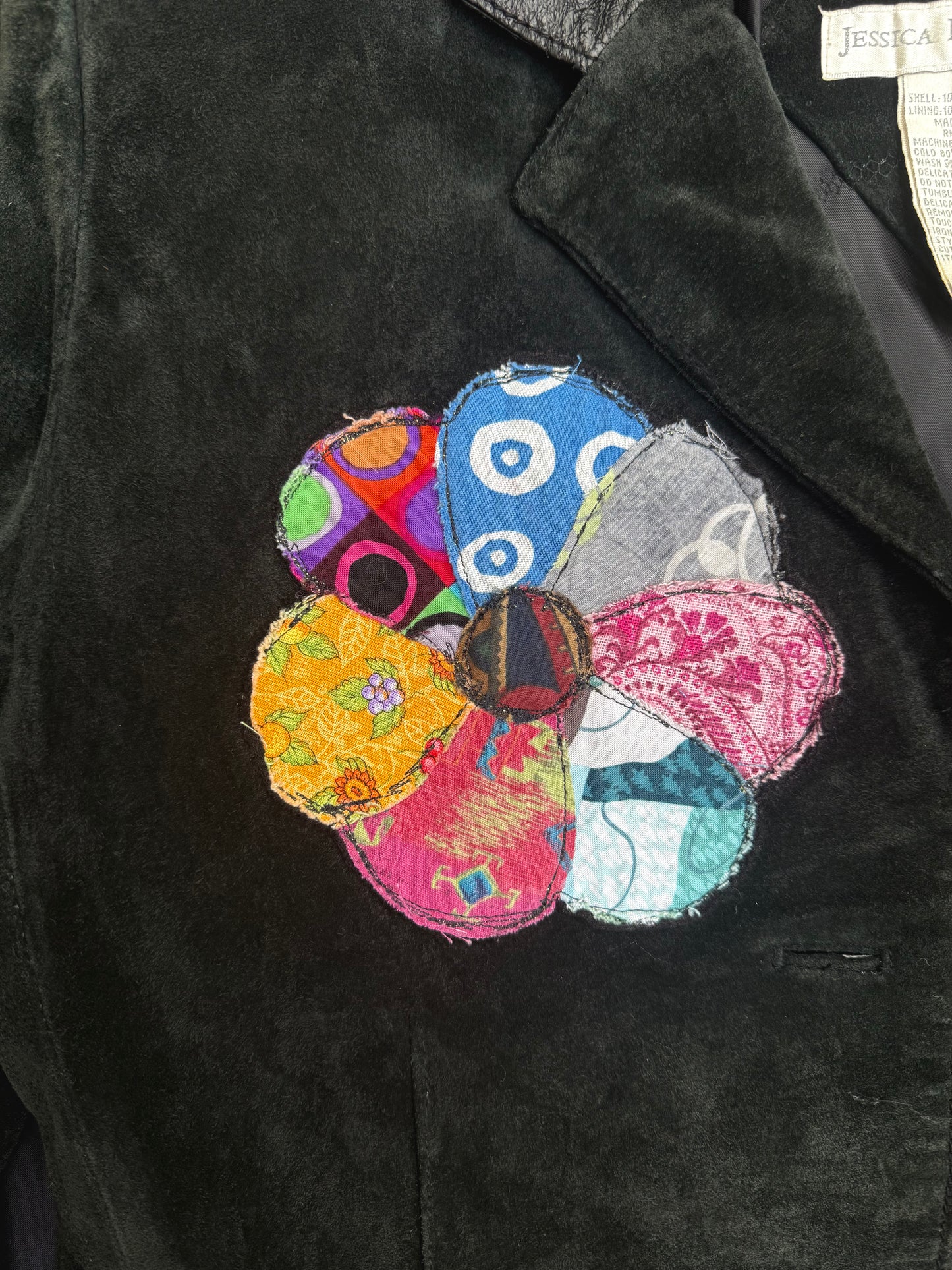 Thick leather clown jacket