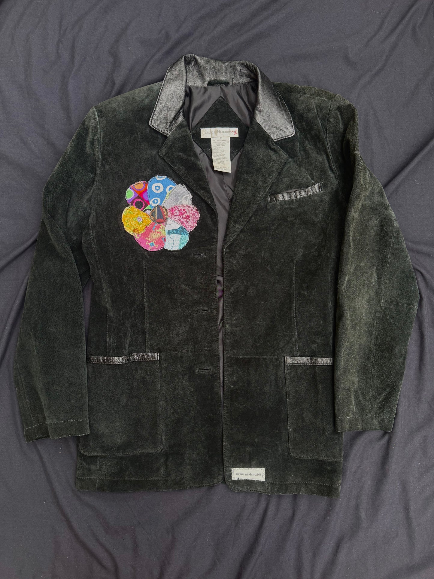 Thick leather clown jacket