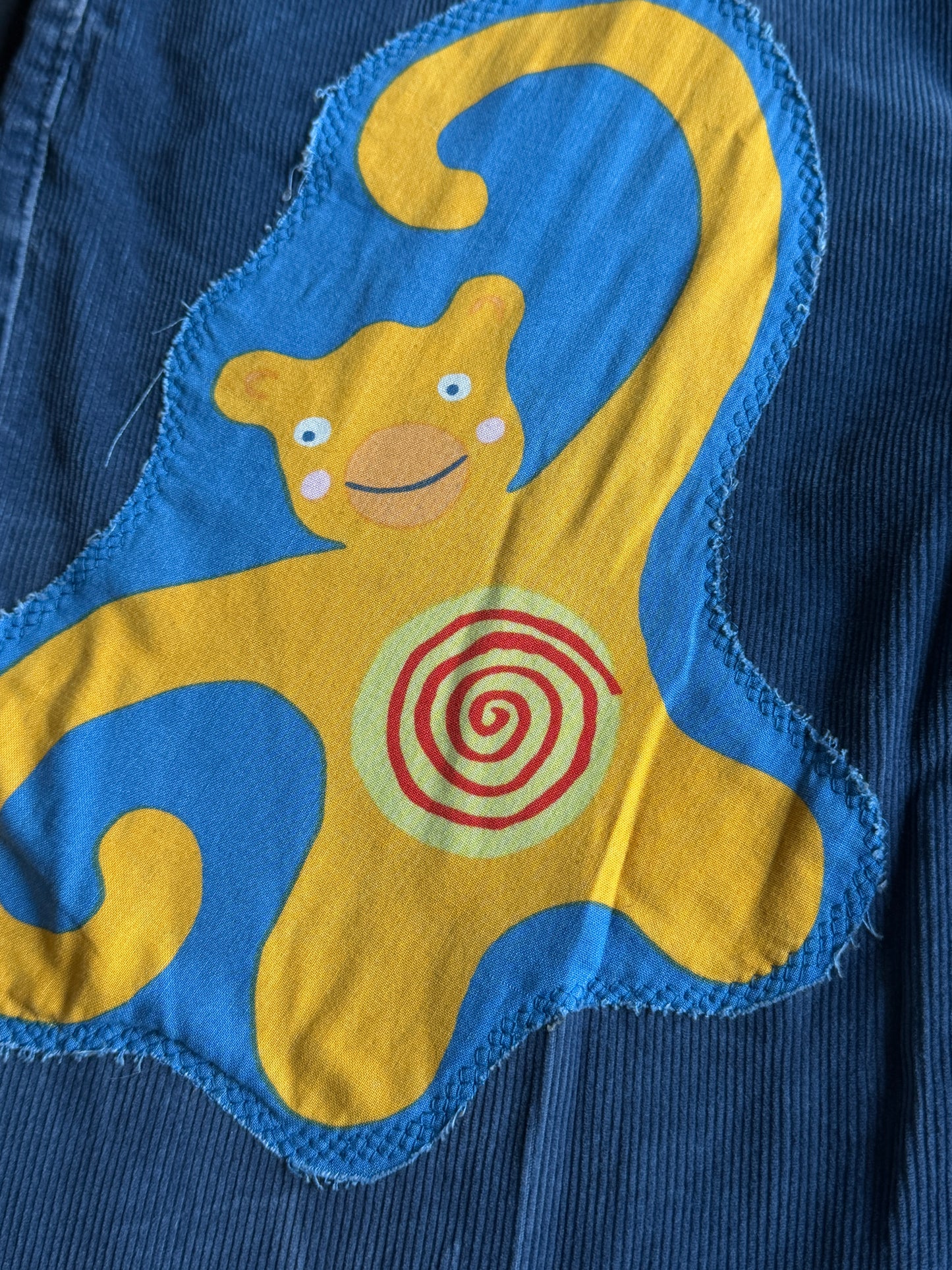 Monkeying around jean shorts