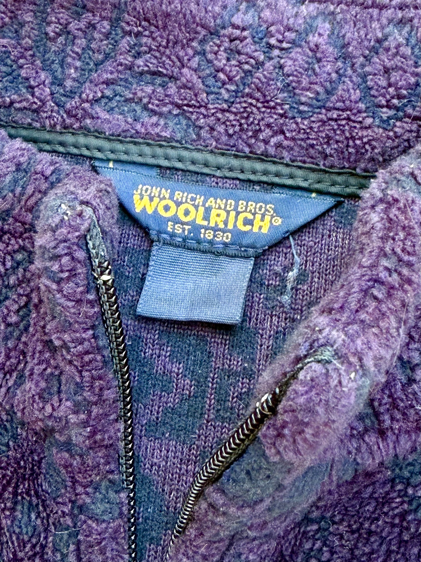 Clown spiral head patch zip up sweatshirt