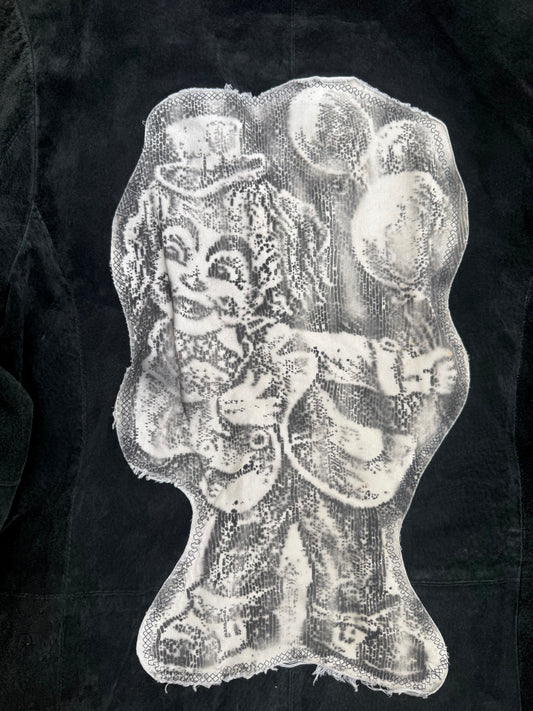 Thick leather clown jacket