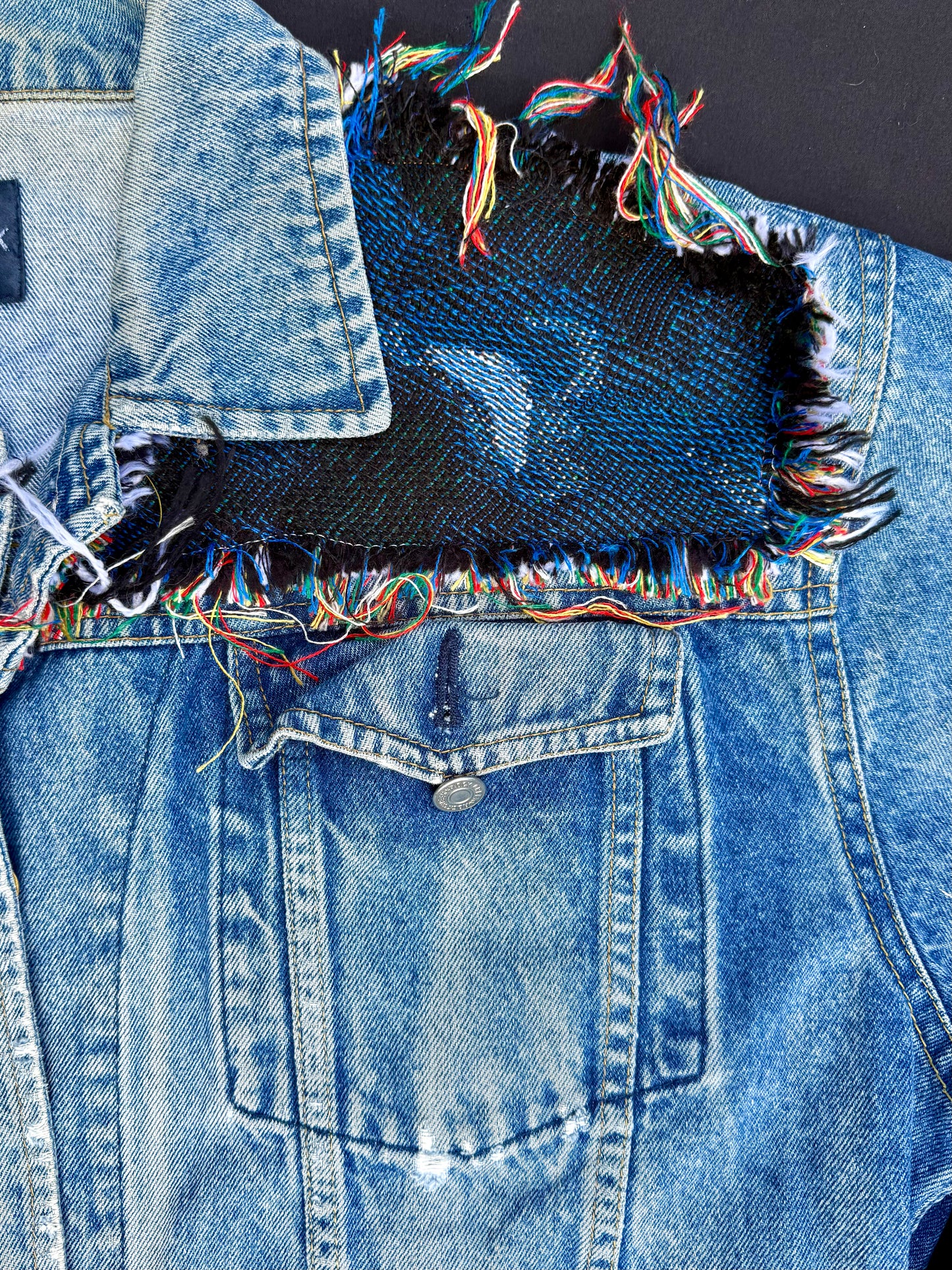 Transformers and sigils patch jacket