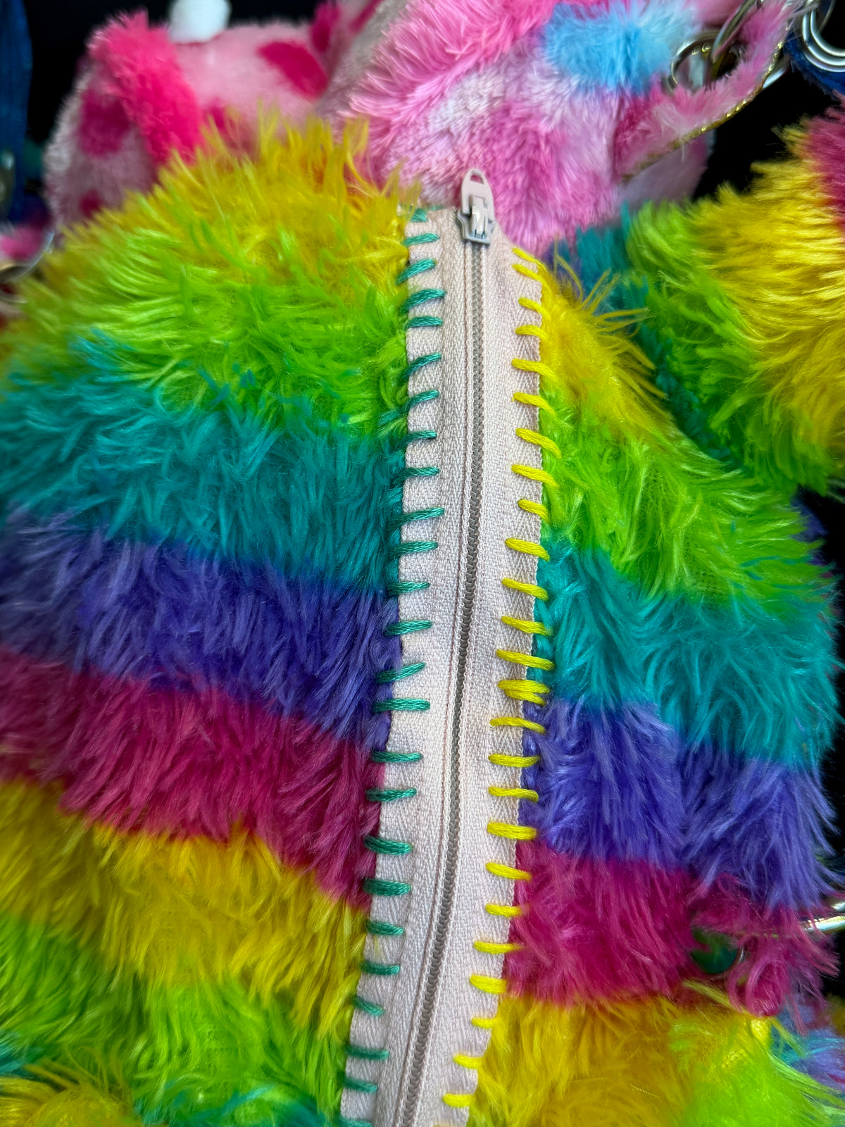 Two headed rainbow explosion hybrid back pack