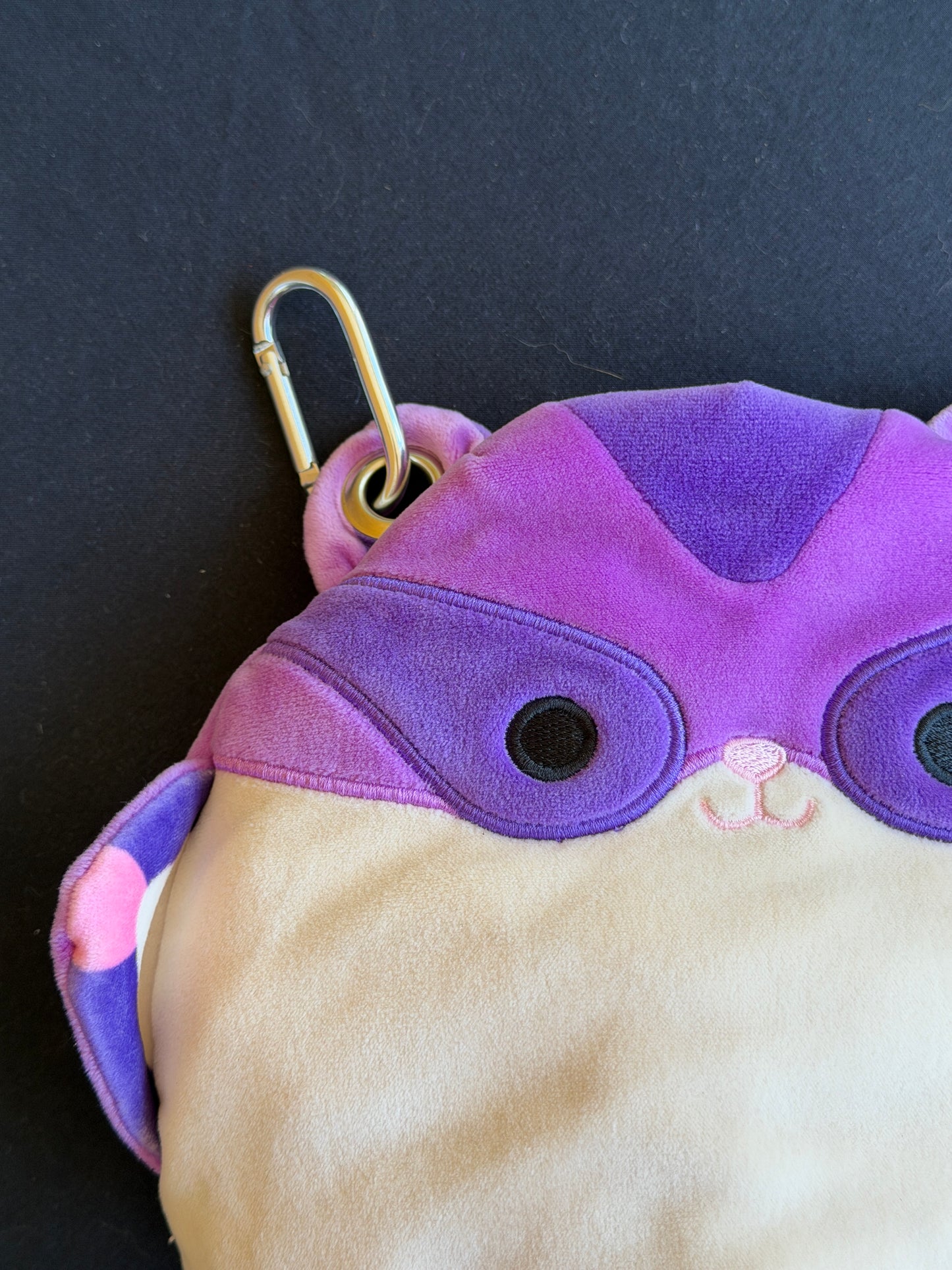 Squishmallow keychain stash pouch