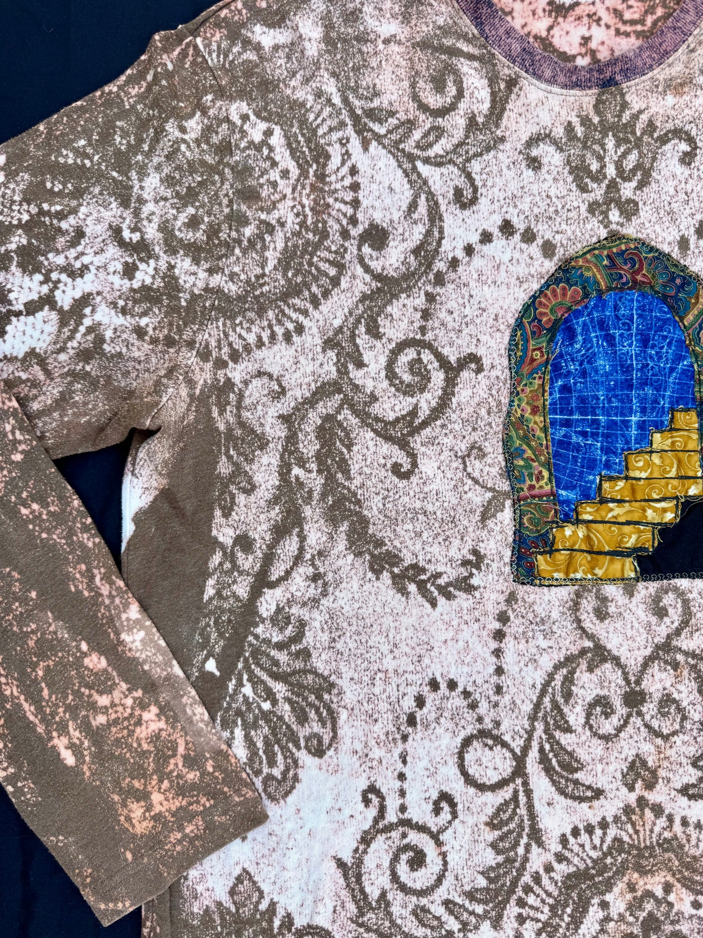 Portal bleach dyed shirt