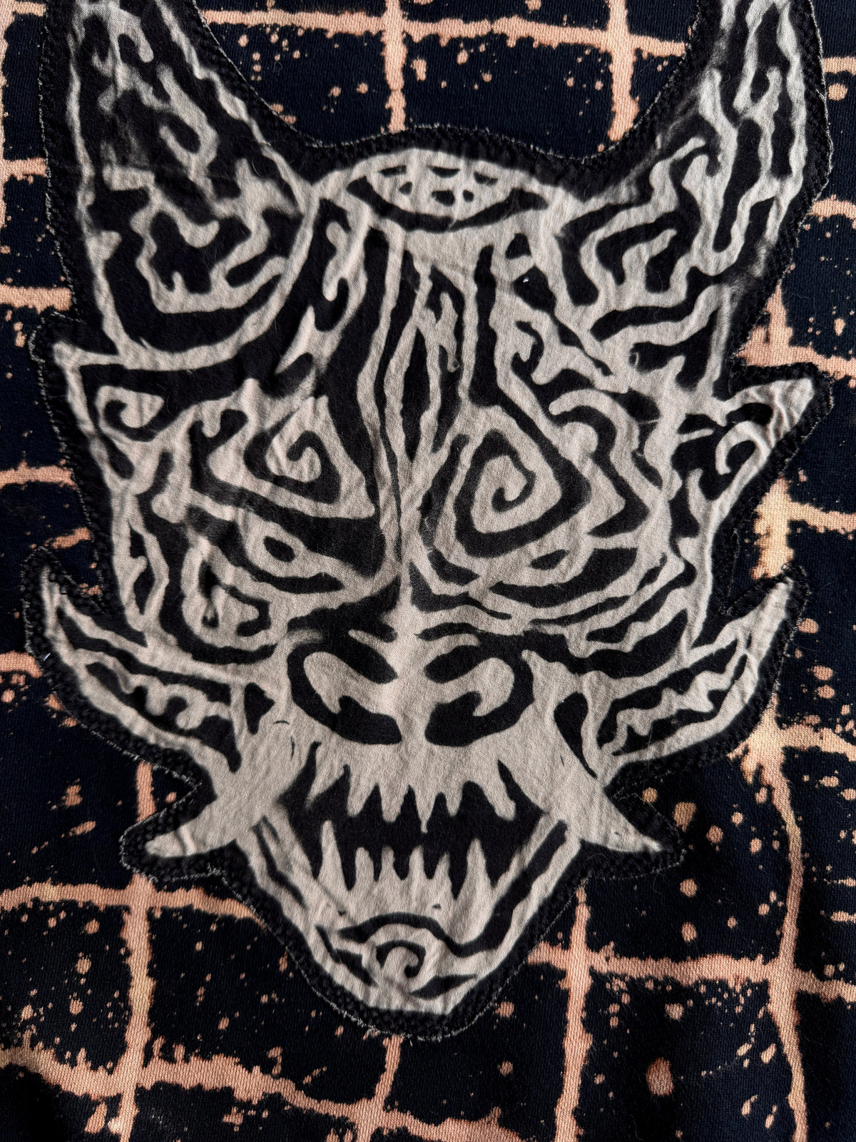 ONI bleach dyed hoodie