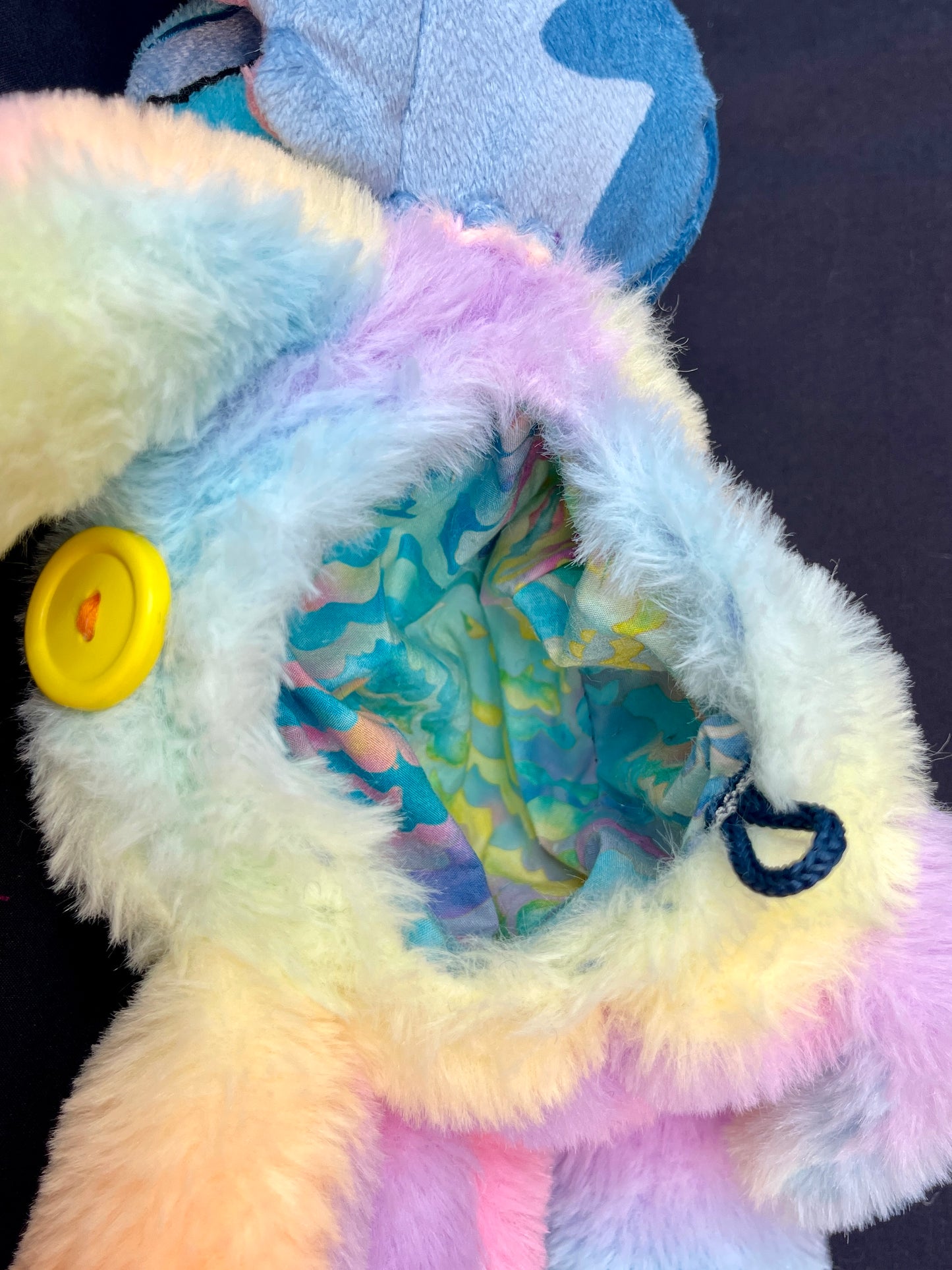 Stitch + rainbow monkey side bag