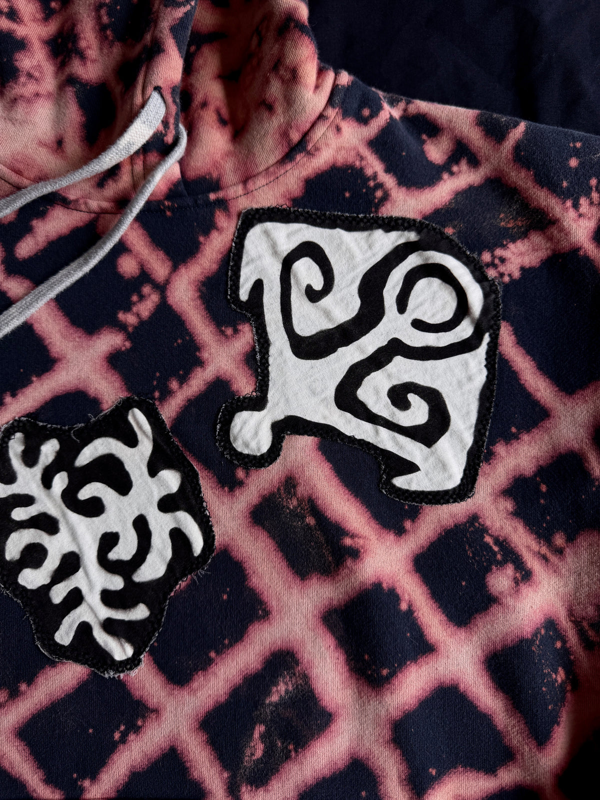 ONI bleach dyed hoodie