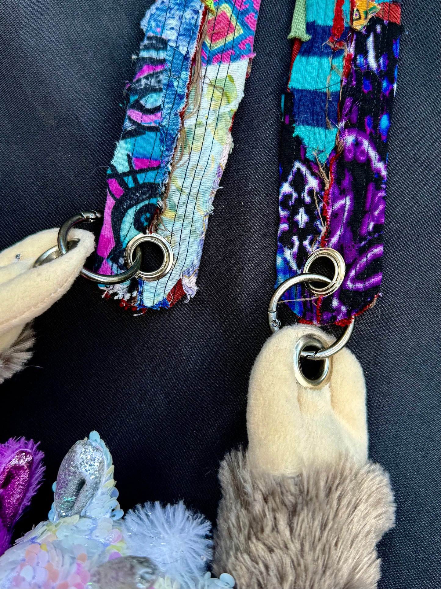 Two headed unicorn hybrid side bag