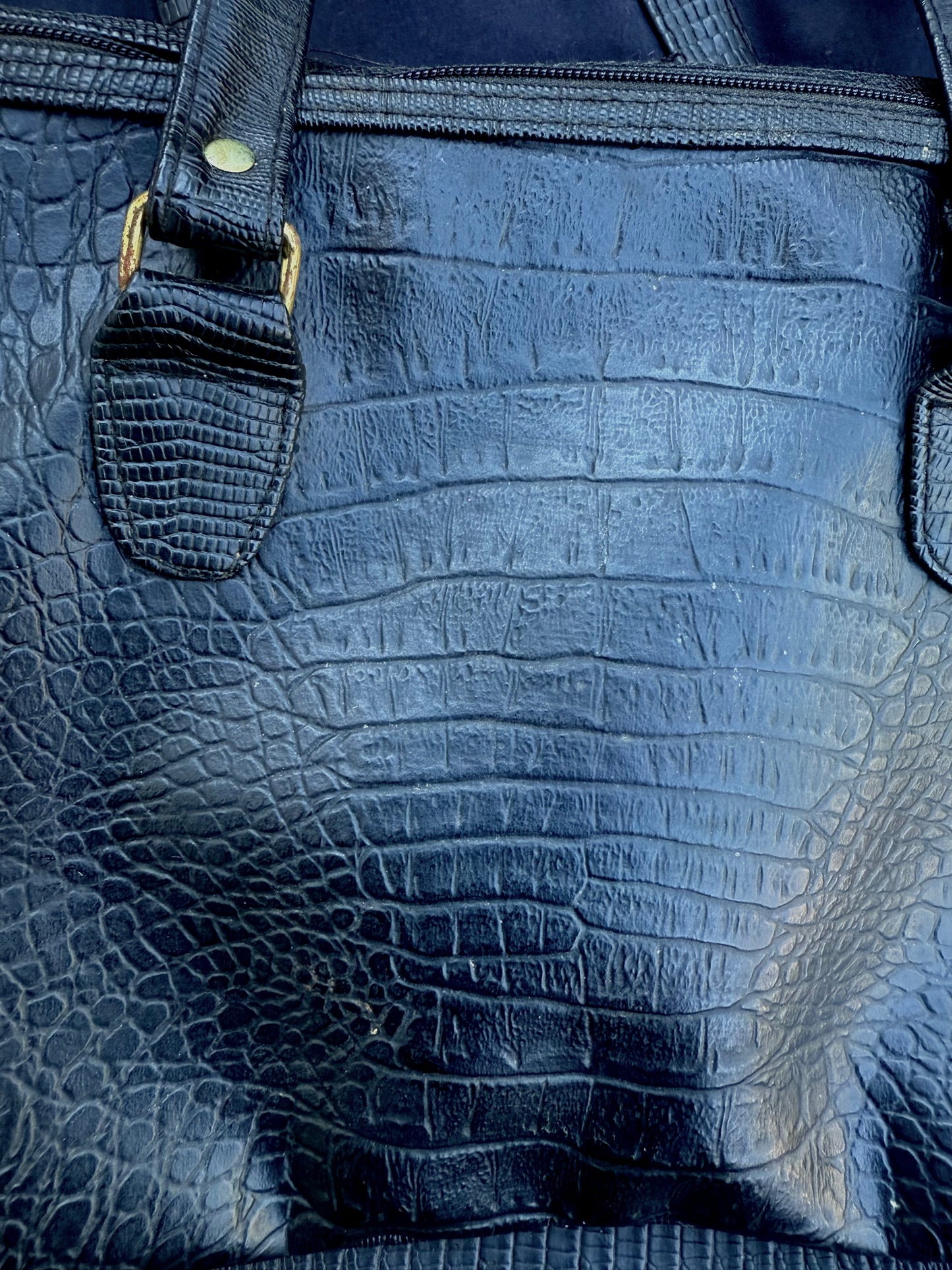 Baby crocodile purse