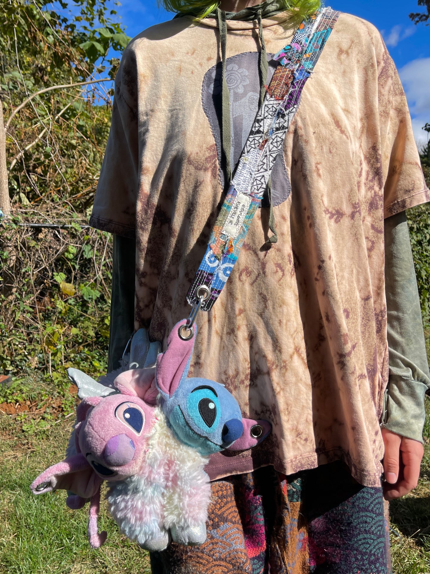 Stitch + Angel double headed hybrid side bag