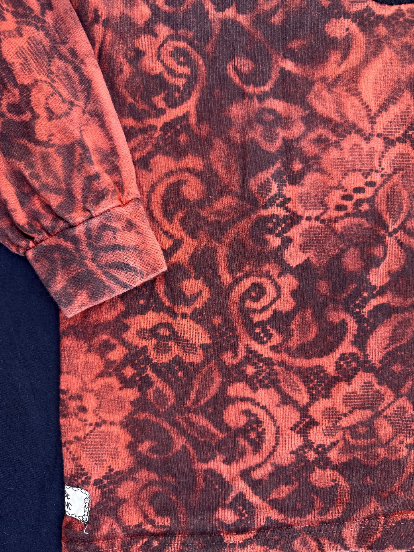 Flower boy patch spray painted shirt